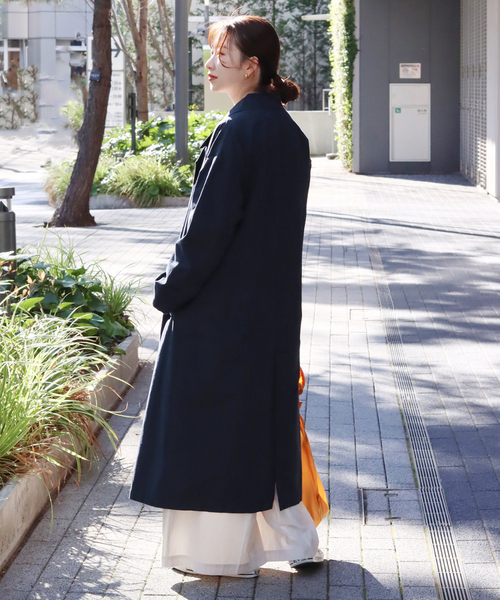 JOURNAL STANDARD／ジャーナルスタンダード／ウールコート／ネイビー