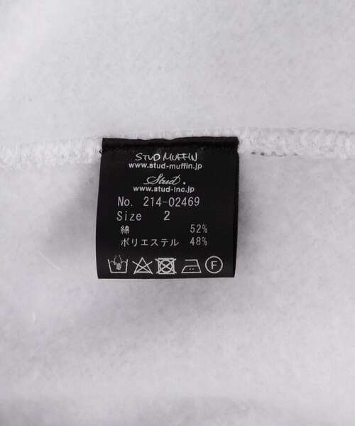 STUD MUFFIN（スタッドマフィン）の「STUD MUFFIN/スタッドマフィン/LA LETTERED BIG PK（パーカー・メンズ・ブラック/グレー・2/3/4）」の22枚目の写真