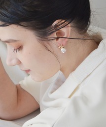 ミニすずらんピアス/チタンポスト