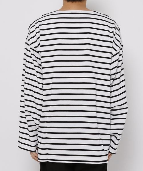 LOWRYS FARM(ローリーズファーム)の「USABIGバスクボーダー 261433(Tシャツ/カットソー・メンズ・ブラック/グリーン/ブルー/ブルー系その他・MEDIUM/LARGE)」の5枚目の写真
