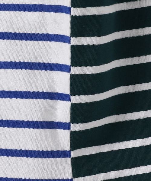 LOWRYS FARM(ローリーズファーム)の「USABIGバスクボーダー 261433(Tシャツ/カットソー・メンズ・ブラック/グリーン/ブルー/ブルー系その他・MEDIUM/LARGE)」の9枚目の写真