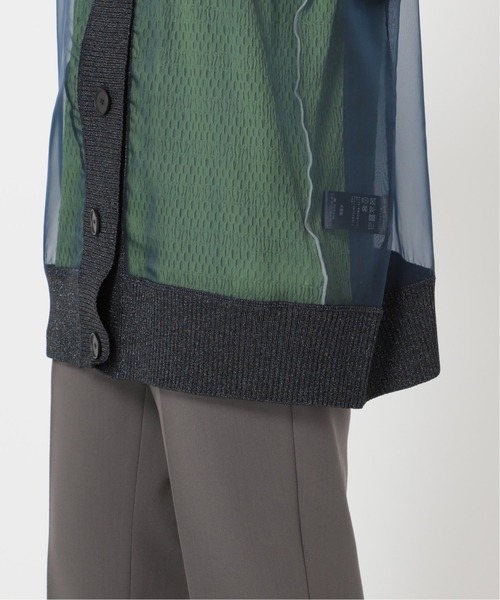 CITYSHOP（シティーショップ）の「RIB DOCKING カーディガン
