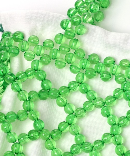 Me%(ミィパーセント)の「スカシビーズバッグ(ショルダーバッグ・レディース・グリーン系その他/その他・FREE)」の14枚目の写真