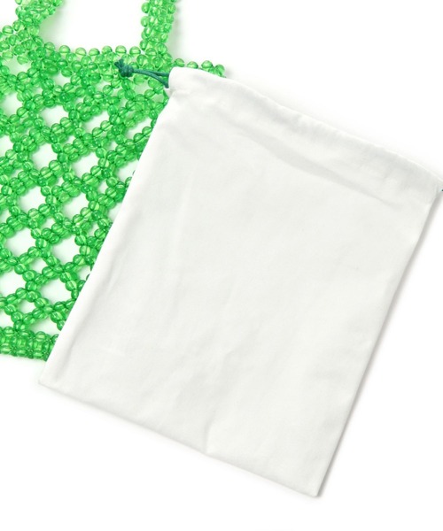 Me%(ミィパーセント)の「スカシビーズバッグ(ショルダーバッグ・レディース・グリーン系その他/その他・FREE)」の18枚目の写真