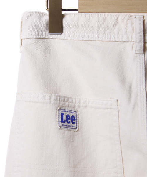 Lee（リー）の「デニムペインターパンツ（デニムパンツ・レディース・ベージュ・S）」の4枚目の写真