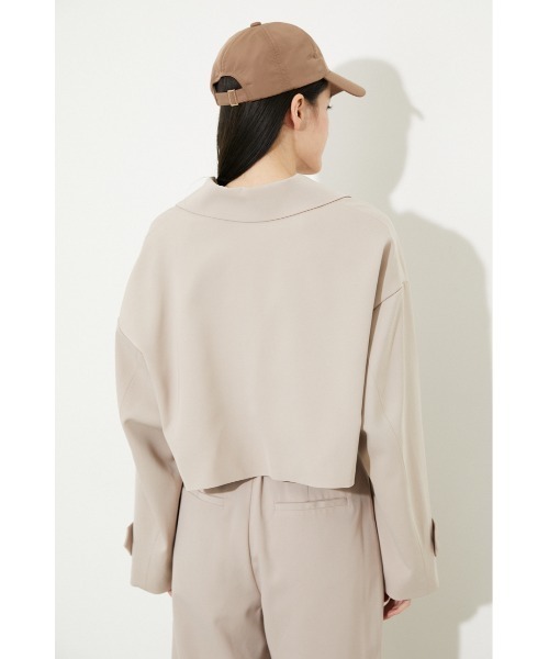 rienda（リエンダ）の「クロップドWテーラードジャケット（テーラードジャケット・レディース・ブラック/ライトグリーン/パープル/ベージュ・FREE）」の12枚目の写真