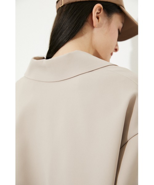 rienda（リエンダ）の「クロップドWテーラードジャケット（テーラードジャケット・レディース・ブラック/ライトグリーン/パープル/ベージュ・FREE）」の14枚目の写真