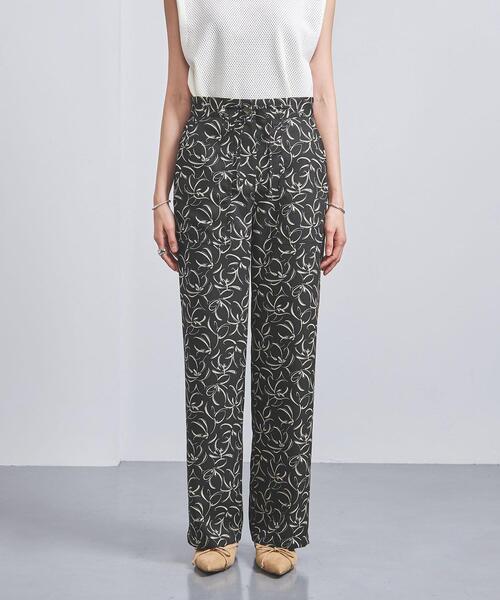 ELIN（エリン）の「＜ELIN（エリン）＞プリント パンツ（その他パンツ・レディース・ブラック・38/36）」の2枚目の写真