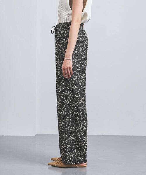ELIN（エリン）の「＜ELIN（エリン）＞プリント パンツ（その他パンツ・レディース・ブラック・38/36）」の3枚目の写真