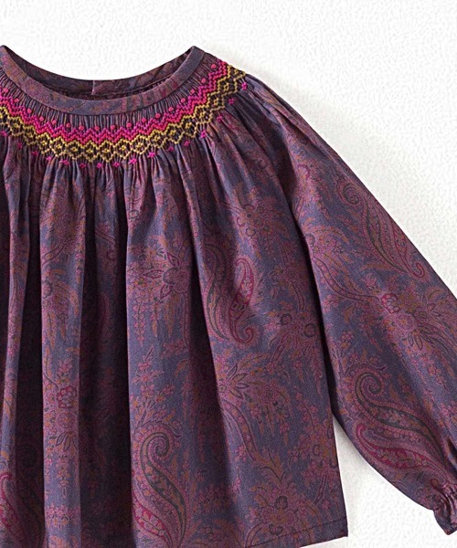 Bonpoint(ボンポワン)の「リバティスモックブラウス(シャツ/ブラウス・キッズ・その他・90/80)」の2枚目の写真