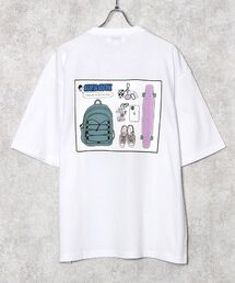 Timely Warning / Selfie Freak オーバーサイズ ルーズビッグシルエット ドロップショルダーTシャツ