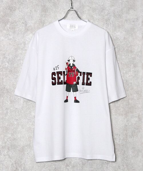 TIMELY WARNING（タイムリーワーニング）の「Timely Warning / Selfie Freak オーバーサイズ　ルーズビッグシルエット　ドロップショルダーTシャツ（Tシャツ/カットソー・メンズ・その他1/その他2/その他3/その他4/その他5/その他6/その他7/その他8/その他9/その他10/A/B・MEDIUM/LARGE）」の10枚目の写真