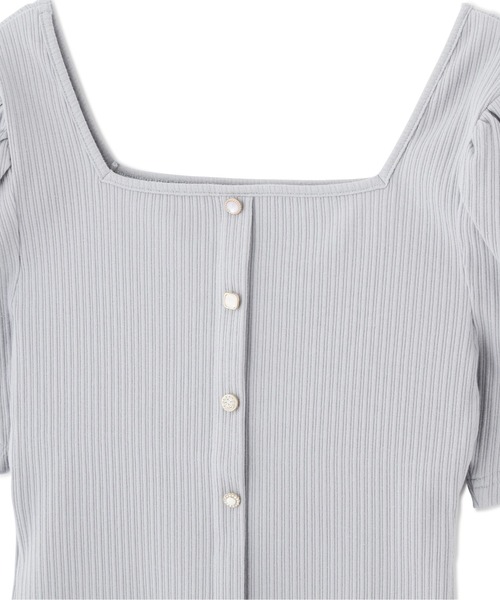 PROPORTION BODY DRESSING（プロポーションボディドレッシング）の「前後２ＷＡＹ釦テレコ / 1212160301（Tシャツ/カットソー・レディース・ブラック/ブルー/ベージュ・FREE）」の6枚目の写真