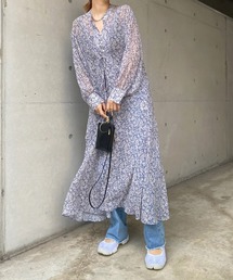 DouDou | フラワープリントワンピース(ワンピース)