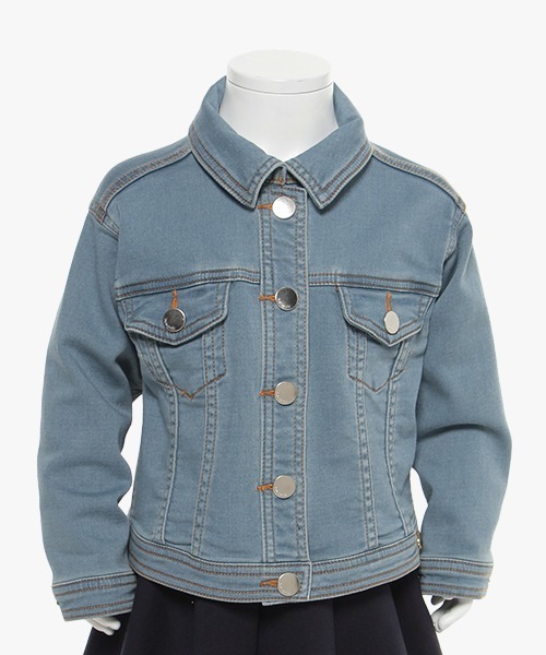 新品】kate spade kids けたたましい デニム ジャケット L（150〜160）