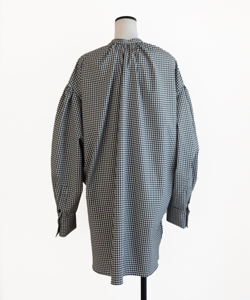 Marient（マリエント）の「ギャザーギンガムBL（シャツ/ブラウス・レディース・チェック・FREE）」の19枚目の写真