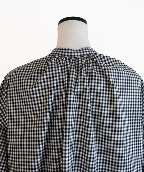 Marient（マリエント）の「ギャザーギンガムBL（シャツ/ブラウス・レディース・チェック・FREE）」の22枚目の写真