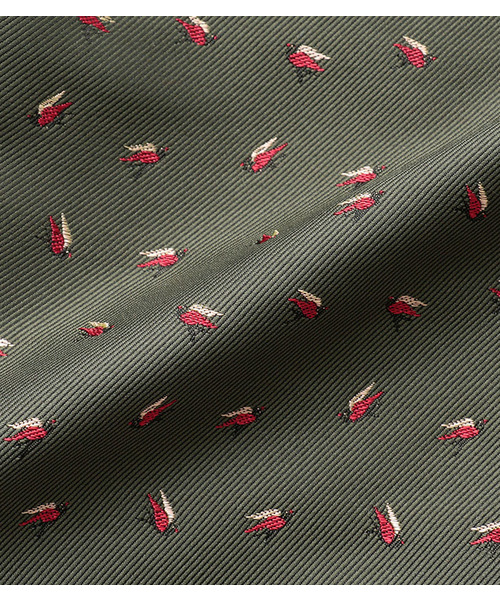 49AV.junko shimada（フォーティーナインアベニュージュンコシマダ）の「鳥モチーフグラフィック柄パンツ（その他パンツ・レディース・ボルドー/カーキ・M/L）」の9枚目の写真