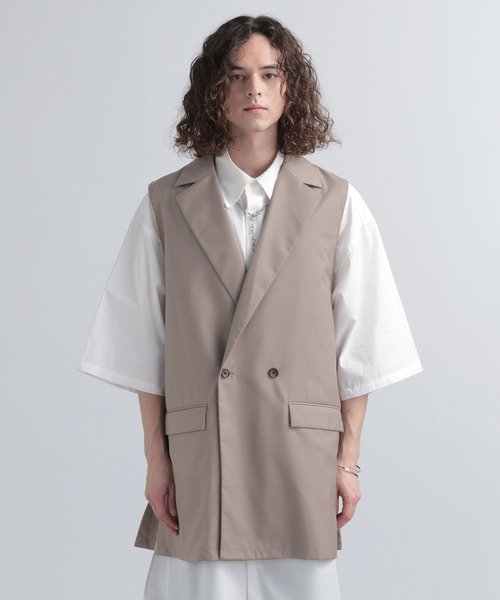 楽天市場】【SALE／50%OFF】(M)トロミサイドスリットジレ HARE