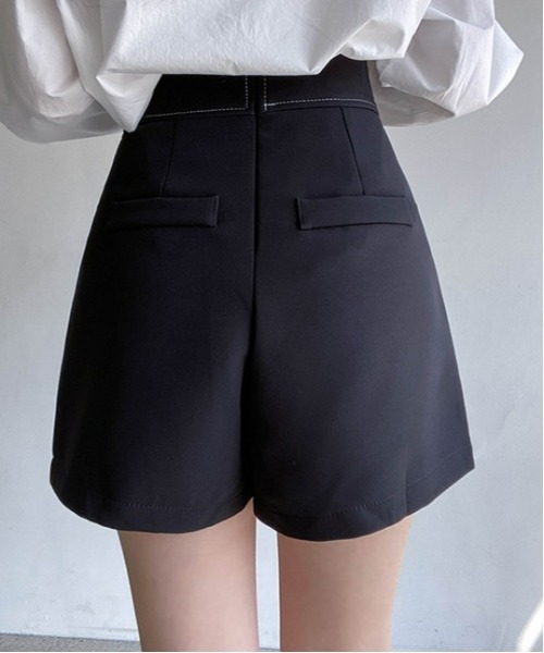 SONA（ソナ）の「SONYUNARA ステッチハイウエストスカパン（スカート・レディース・ブラック・MEDIUM/SMALL）」の13枚目の写真