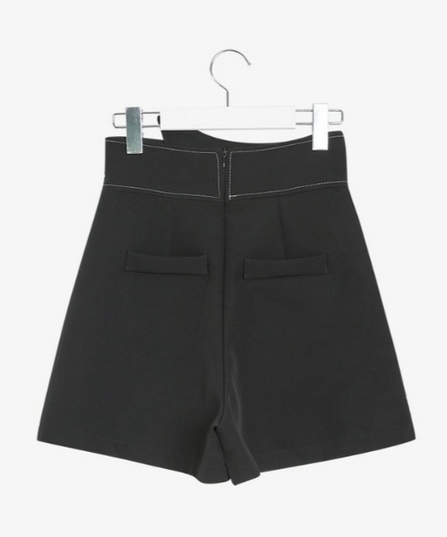 SONA（ソナ）の「SONYUNARA ステッチハイウエストスカパン（スカート・レディース・ブラック・MEDIUM/SMALL）」の6枚目の写真