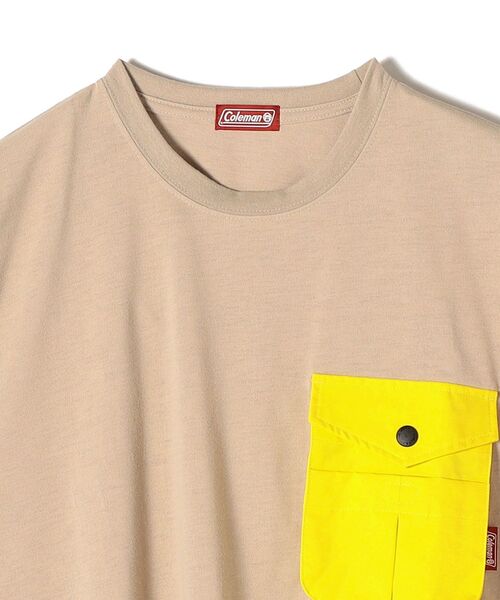 SHIPS(シップス)の「*【SHIPS別注】Coleman:〈吸水速乾/UVカット〉ポケットチュニック◆(Tシャツ/カットソー・レディース・オフホワイト/ブラック/ベージュ・ONE SIZE)」の9枚目の写真