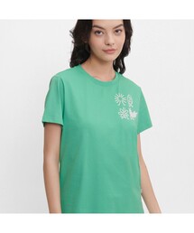 吸水速乾 グラフィック半袖Tシャツ(AIGLE STORY)