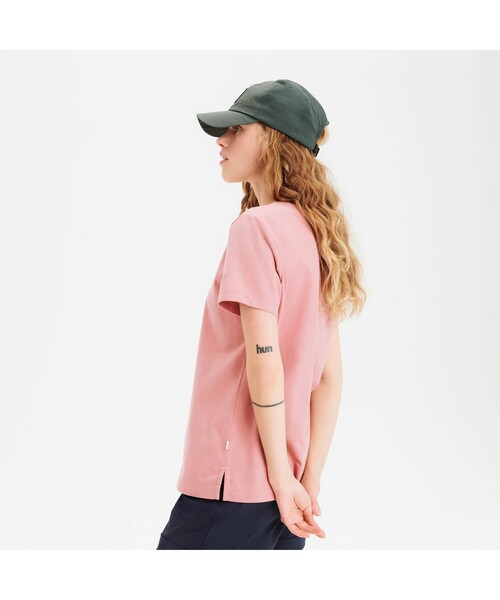 AIGLE(エーグル)の「吸水速乾 グラフィック半袖Tシャツ(AIGLE STORY)(Tシャツ/カットソー・レディース・エメラルド/アイボリー/ピンク/イエロー・S/M/L)」の14枚目の写真