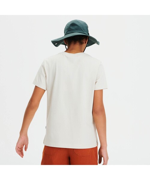 AIGLE(エーグル)の「吸水速乾 グラフィック半袖Tシャツ(AIGLE STORY)(Tシャツ/カットソー・レディース・エメラルド/アイボリー/ピンク/イエロー・S/M/L)」の9枚目の写真