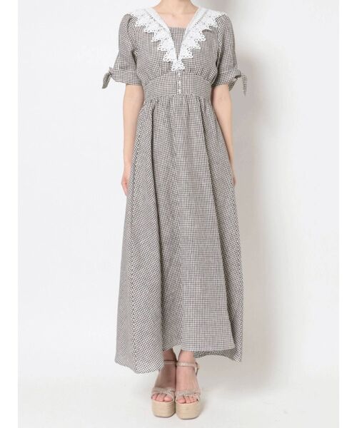 CALNAMUR(カルナムール)の「レースドッキングロングワンピース(ワンピース・レディース・ホワイト/その他・MEDIUM/SMALL)」の17枚目の写真