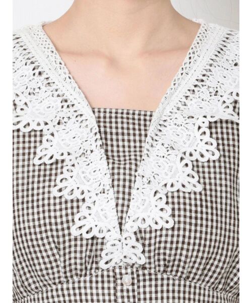 CALNAMUR(カルナムール)の「レースドッキングロングワンピース(ワンピース・レディース・ホワイト/その他・MEDIUM/SMALL)」の21枚目の写真