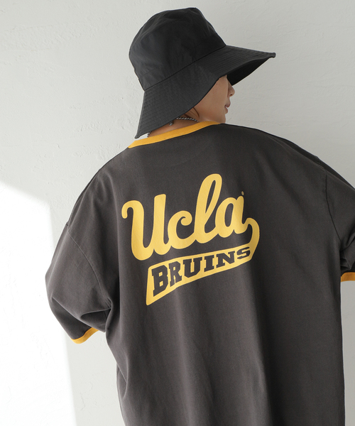 JOURNAL STANDARD(ジャーナルスタンダード)の「【UCLA×JOURNAL STANDARD】別注 リンガーTシャツ(Tシャツ/カットソー・メンズ・ブラック系その他/ホワイト/アイボリー/イエロー・MEDIUM/LARGE)」の7枚目の写真