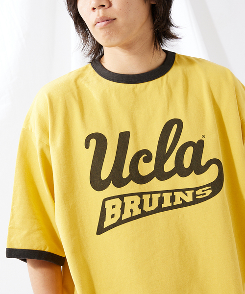 JOURNAL STANDARD(ジャーナルスタンダード)の「【UCLA×JOURNAL STANDARD】別注 リンガーTシャツ(Tシャツ/カットソー・メンズ・ブラック系その他/ホワイト/アイボリー/イエロー・MEDIUM/LARGE)」の12枚目の写真