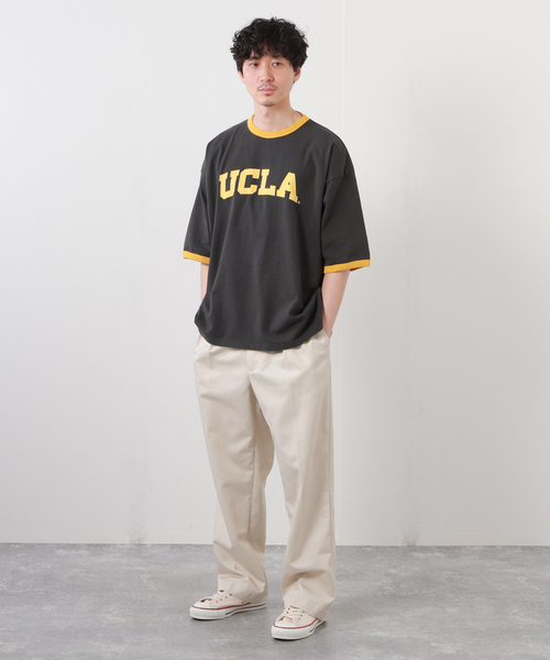 JOURNAL STANDARD(ジャーナルスタンダード)の「【UCLA×JOURNAL STANDARD】別注 リンガーTシャツ(Tシャツ/カットソー・メンズ・ブラック系その他/ホワイト/アイボリー/イエロー・MEDIUM/LARGE)」の22枚目の写真