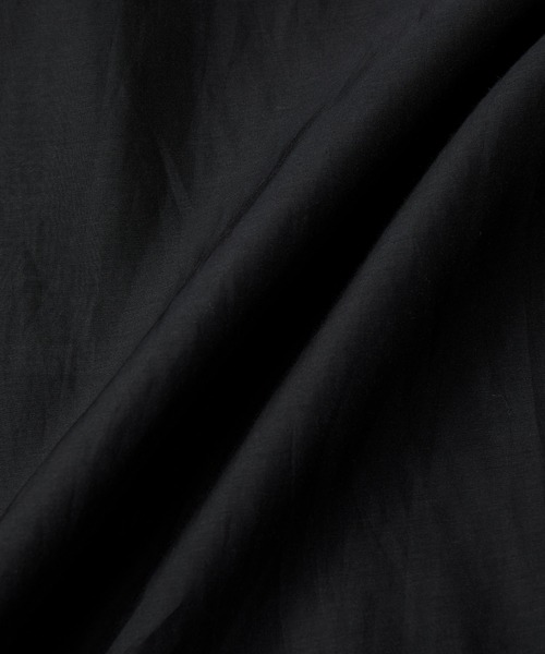 ADAM ET ROPE'(アダムエロペ)の「ビッグカラーシアーシャツジャケット(テーラードジャケット・レディース・ブラック/オフホワイト・FREE)」の18枚目の写真