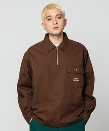 XLARGE | HALF ZIP SHIRT(シャツ/ブラウス)