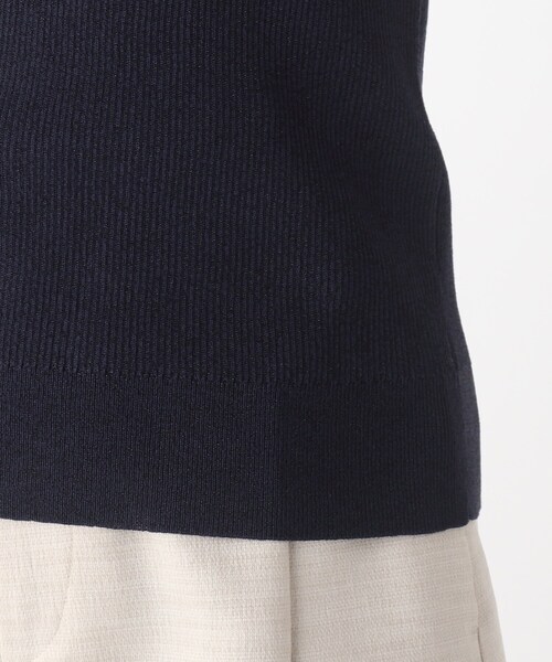 index（インデックス）の「◆エリ付きセットアップラメニット【WEB限定サイズ】（ニット/セーター・レディース・グリーン系その他5/ベージュ系9/ネイビー系5・36/38/40/42）」の9枚目の写真