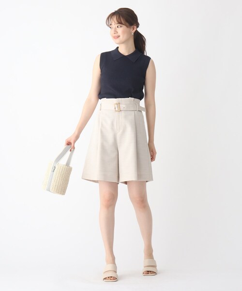 index（インデックス）の「◆エリ付きセットアップラメニット【WEB限定サイズ】（ニット/セーター・レディース・グリーン系その他5/ベージュ系9/ネイビー系5・36/38/40/42）」の16枚目の写真