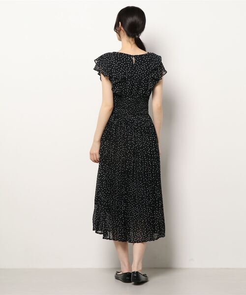 大人気!!【HOBBS】バービー感♪ドット柄シフォンワンピース INGNI(イング)の「ドット柄シフォンワンピース(ワンピース