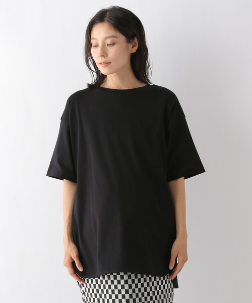 LEPSIM(レプシィム)の「マタニティ/ベーシック半袖Tシャツ 298731(マタニティウェア/グッズ・レディース・グレイッシュベージュ/ブラック/オフホワイト・FREE)」の11枚目の写真