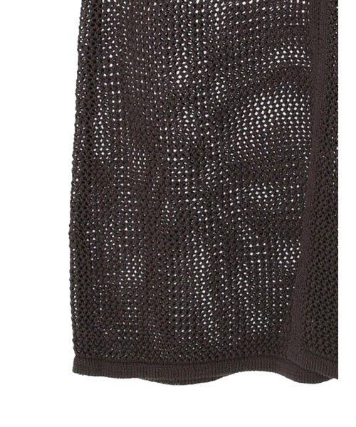 Green Parks(グリーンパークス)の「AYANOプロデュースアイテム メッシュ編みニットジレワンピース(ワンピース・レディース・チャコールグレー/ベージュ/ブラウン/オフホワイト・FREE)」の20枚目の写真