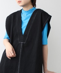 デニムＶネックベスト