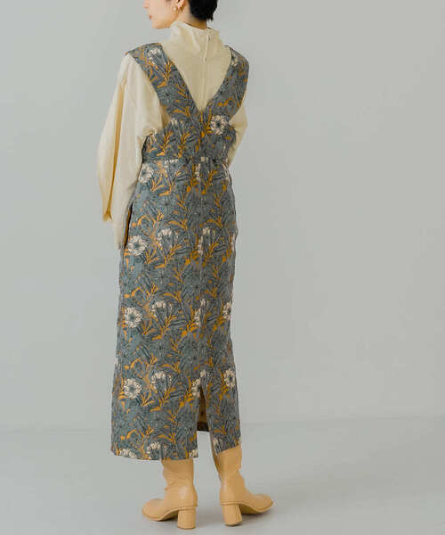 KBF(ケイビーエフ)の「ジャガードIラインワンピース(ワンピース・レディース・イエロー系その他/ブラウン系その他/ブルー系その他・ONE)」の18枚目の写真