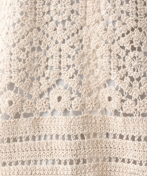 LEPSIM（レプシィム）の「フカVレースジレ（ベスト・レディース・ブラック/オフホワイト・FREE）」の10枚目の写真