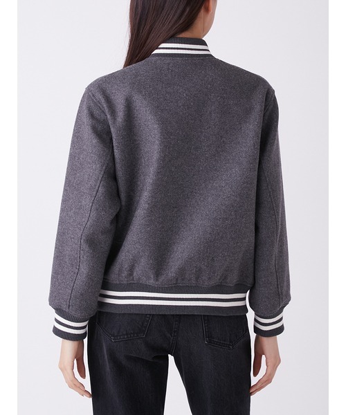 Mila Owen(ミラオーウェン)の「メルトンスタジャン(スタジャン・レディース・グレー/ブラック/ネイビー・0/1)」の21枚目の写真