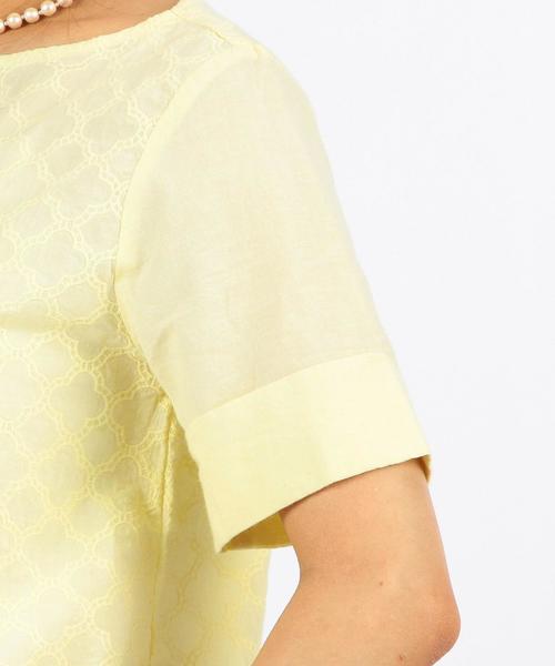 coen（コーエン）の「コットンレースブラウス（シャツ/ブラウス・レディース・ネイビー/イエロー/ホワイト・FREE）」の12枚目の写真