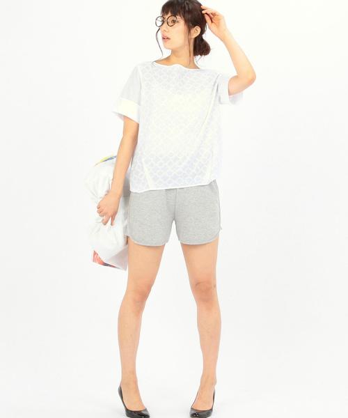 coen（コーエン）の「コットンレースブラウス（シャツ/ブラウス・レディース・ネイビー/イエロー/ホワイト・FREE）」の9枚目の写真