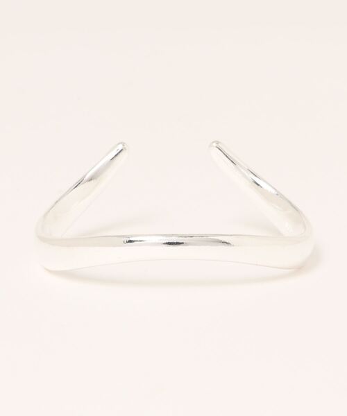 TONE SELECT GOODS（トーンセレクトグッズ）の「【urge select】 シルバー シンプル バングル（バングル/リストバンド・レディース・シルバー・FREE）」の3枚目の写真