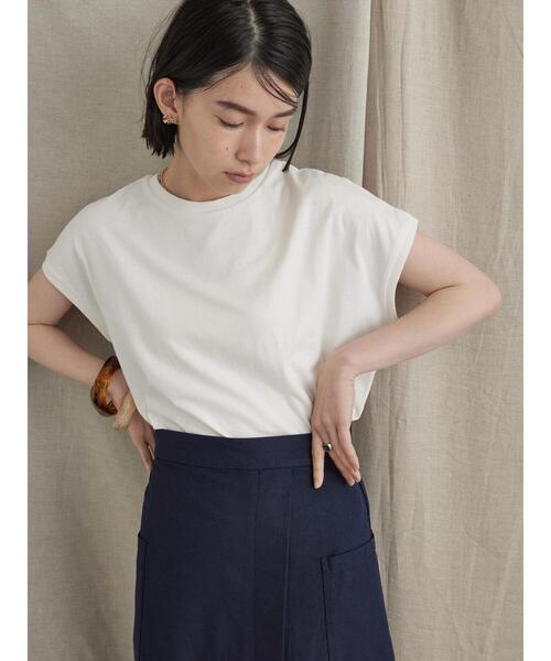 AMERICAN HOLIC（アメリカンホリック）の「2WAYレースアップフレンチスリーブプルオーバー（Tシャツ/カットソー・レディース・ブラック/テラコッタ/オフホワイト・L/M）」の7枚目の写真