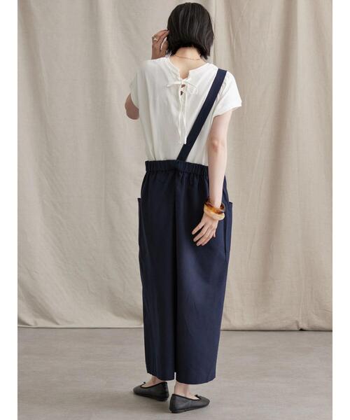 AMERICAN HOLIC（アメリカンホリック）の「2WAYレースアップフレンチスリーブプルオーバー（Tシャツ/カットソー・レディース・ブラック/テラコッタ/オフホワイト・L/M）」の11枚目の写真